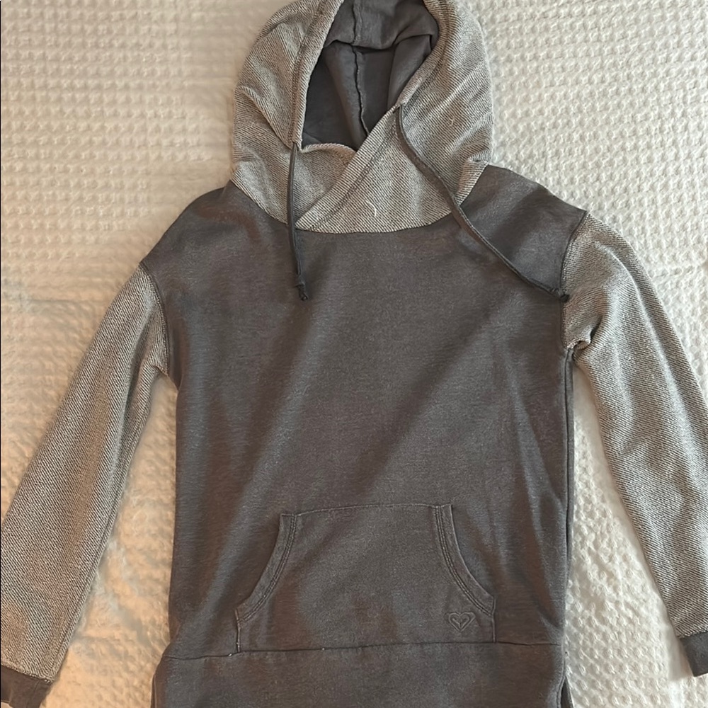 Roxy Gray and Cream Hoodie